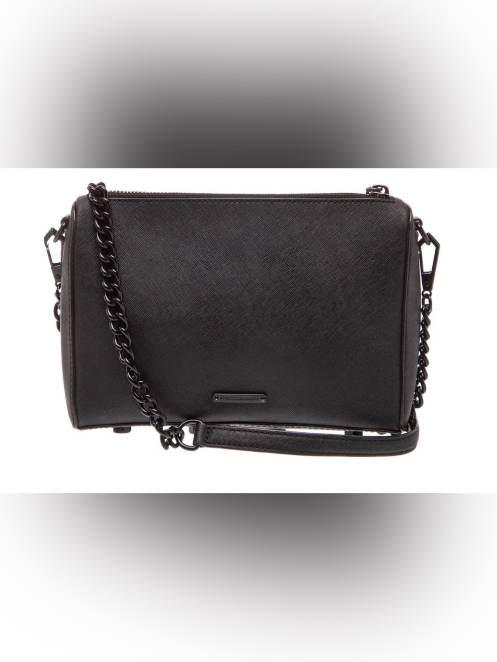 Rebecca Minkoff Avery Saffiano Leather Chain-Detail Crossbody - Picture 5 of 8
